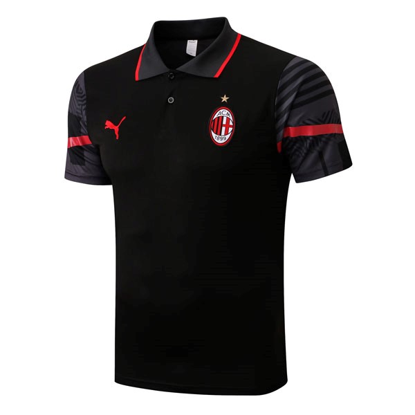 Polo AC Milan 2022-2023 Schwarz